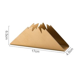 Modern Gold Ginkgo Leaf Design <b>Napkin</b> <b>Holder</b> For Living room Kitchen Bedroom Dining Table Coffee Table Tissue <b>Holder</b> Handmade - Product Image 4