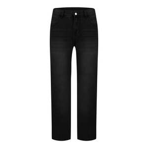 แคตตาล็อกของผู้ชายกางเกงยีนส์ทรงตรงไฮสตรีทแบบหลวมมีรอยขาด - Product Image 6