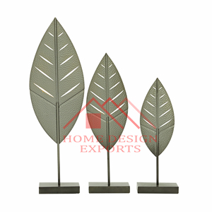 Escultura de mesa con forma de hoja única 2025 - Product Image 3