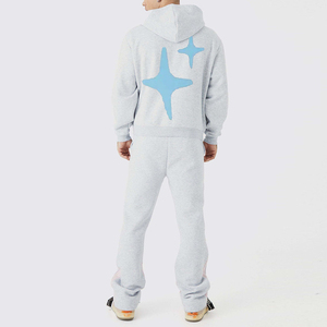 2025 invierno Casual transpirable polar Unisex Sudadera con capucha Jogging impreso ropa deportiva chándal - Product Image 4