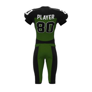 Uniformes personnalisés de football drapeau américain pour jeunes Vente en gros Uniforme de football américain style pro pour adultes et jeunes - Product Image 2