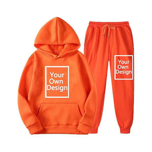 Conjunto de Pantalones Deportivos con Capucha de Color Sólido para Uso Diario Informal Unisex 2025, Chándal de Invierno Ligero y Transpirable con Estampado Personalizado 100% - Product Image 3