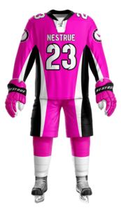 Ensembles d'uniformes de hockey sur glace pour hommes, avec motifs personnalisés, col en V, vêtements d'entraînement pour sports d'extérieur, uniformes de hockey sur gazon, ensembles de maillots - Product Image 2