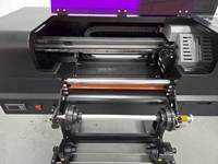 Printer UV DTF Heyme A3 Desktop Kondisi Baru Roll-to-Roll Tinta Pigmen Film Langsung Garansi 1 Tahun Otomatis Stainless