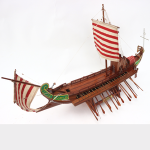 เรือซีซาร์พร้อมเรือจำลองแบบดั้งเดิมที่ทำจากไม้คุณภาพสูงทำด้วยมือ100% จากเวียดนาม - Product Image 2