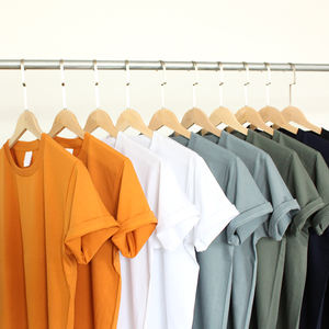 เสื้อยืดคอกลมแขนสั้นทำจากผ้าฝ้ายใส่ได้ทั้งชายและหญิงเสื้อแฟชั่น100% ลำลองสีพื้นสำหรับฤดูร้อน - Product Image 6