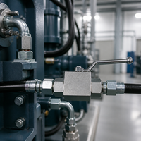 Vanne à bille haute pression YJZQ-J15N J20N J25N J32N J40N J50N à filetage interne pour système hydraulique