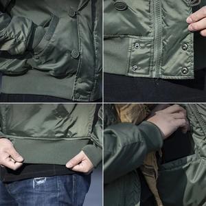 <b>Mens</b> Winter Fleece <b>Jacket</b> Warm Windbreaker Fur Collar Bomber <b>Jackets</b> Outdoor Multi-Pocket Parka <b>Jacket</b> - Product Image 4