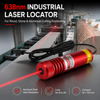 Localisateur laser industriel ZhonNa 638nm 700mW pour la découpe du bois, de la pierre et de l'aluminium, avec points, lignes et croix, coque en aluminium, longue durée de vie