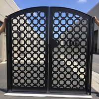 Panneaux de séparation en métal gravés au laser sur mesure, clôture extérieure pour la protection de la vie privée, portail de jardin, cloison décorative, séparateur de pièce