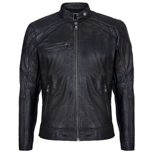 Moda Biker Prendas de abrigo Ropa Slim Fit Moto Chaquetas de cuero Todas las estaciones Casual Motocicleta Pu Chaqueta de cuero con cremallera - Product Image 1