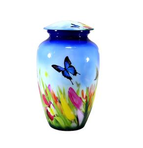 Grande urne funéraire en aluminium pour contenir les cendres humaines en toute sécurité tout en créant une exposition commémorative paisible dans les maisons et les bureaux - Product Image 2