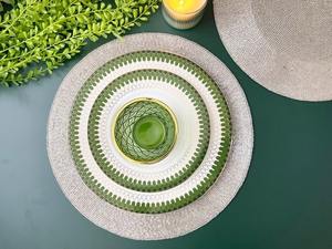 Multiple Color Leaf Beaded Place-<b>mats</b> <b>Christmas</b> Decor Classy Look Festive Arrival Unique Design at Affordable Prices - Product Image 4