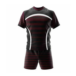 Acheter 100% Polyester Respirant À Séchage Rapide Rugby Uniforme Évacuation De L'humidité Personnalisé Rugby Uniforme Sublimé Durable Rugby Uniforme - Product Image 6