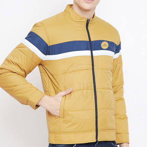 Chaqueta de Invierno Acolchada para Hombre, Estilo Personalizado 2025, Cuello Alto, Logotipo Frontal, Ecológica, Transpirable, Mangas Largas, Venta al Por Mayor - Product Image 3