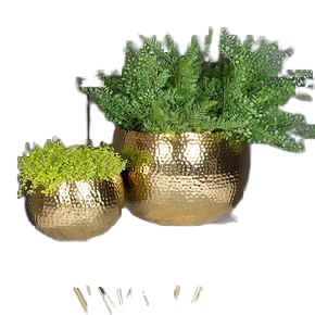 Cuenco y jarrón de flores negras antiguas de calidad superior para la decoración de la sala de estar del hogar florero de mesa de aluminio a la venta - Product Image 6