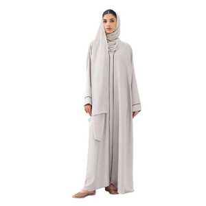 Ensemble Abaya de Mode Ramadan Eid 2025 Nouveaux Vêtements Islamiques Femmes Abaya Robes Modestes Musulmanes - Product Image 1