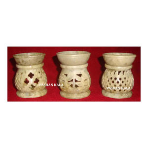 Brûleur à huile d'arôme en stéatite de haute qualité pour la décoration de la maison artisanat parfum liquide cadeaux pour la méditation aromathérapie but - Product Image 1