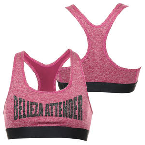 Customizable Women's Plus Size Seamless High <b>Support</b> Sports Bra Breathable Fabric Solid Color Lightweight Sexy Running - Product Image 5