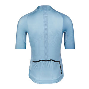 Maillot de cyclisme professionnel imprimé par sublimation, style équipe, en tissu extensible pour la compétition et un confort tout au long de la journée - Product Image 2