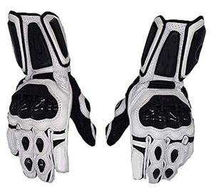 Motorcycle Riding Full <b>Finger</b> Protection Anti-Fall Alpine Motocross Short Gloves Black Motor <b>Bike</b> Gloves - Product Image 2