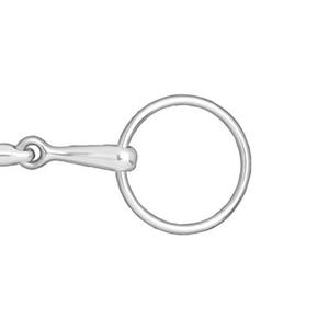 Brocas De Filete de anillo suelto, broca de equitación de acero inoxidable, tachuela ecuestre, equipo de entrenamiento y equitación - Product Image 5