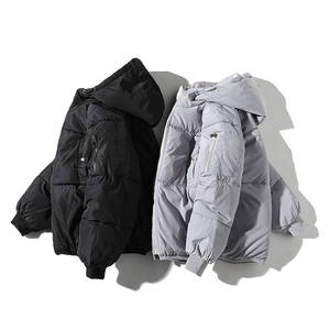 Chaqueta acolchada para hombre con capucha de color sólido de nuevo diseño hecha en Pakistán - Product Image 6