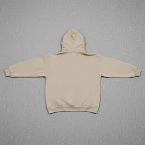 Sweat à capuche en molleton français avec broderie personnalisée, coupe ample et oversize, épaules tombantes, 600 g/m², poids lourd, pour hommes - Product Image 3