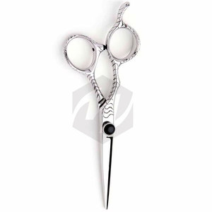 Tijeras de Peluquería Profesionales con Mango Elegante y Hojas Afiladas y Duraderas, Tijeras de Corte de Pelo Profesionales con Reposaditos para los Dedos - Product Image 5