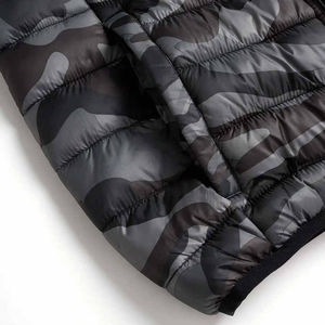 Doudounes personnalisées pour hommes Manteaux d'hiver matelassés Vêtements d'extérieur imperméables légers et chauds Streetwear Fabricant OEM ODM - Product Image 6