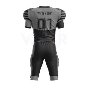 Vêtements de sport, uniforme de football américain uni, manches courtes, grande taille, séchage rapide, service OEM personnalisé - Product Image 4