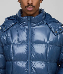 เสื้อแจ็คเก็ตพัฟเฟอร์ราคาส่งถูกสำหรับฤดูหนาว ปักโลโก้ตามสั่ง เสื้อผ้าสตรีทแวร์บุผ้าฝ้าย เสื้อแจ็คเก็ตบับเบิ้ลผู้ชาย - Product Image 2