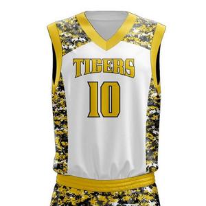 Uniforme de baloncesto sublimado personalizado Diseña tu propio chaleco y pantalones cortos - Product Image 3