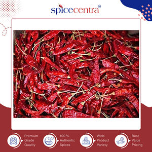 Chile en Tallo Entero Seco 100% Puro, Hecho en India, de la Más Alta Calidad, para Cocinar, Precio Impresionante, Personalizable - Product Image 2