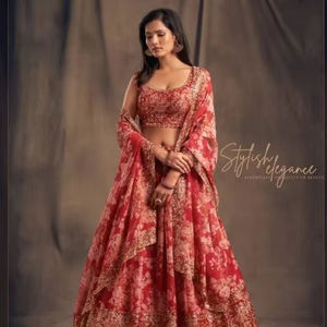 Zeel Floral Vol 2 mariage d'hiver traditionnel Lehnaga Choli vêtements indiens et pakistanais en gros - Product Image 2