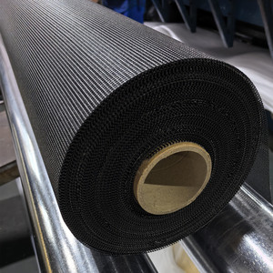 Tela de Malla de Poliéster Recubierta de PVC Negra de 1000Dtex/9x9 240gsm a Precio de Fábrica para Barrera de Piscina, Malla de Seguridad para Cercas - Product Image 3