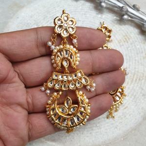 ต่างหูแฟชั่นแบบยาวจากนักออกแบบของ Kundan - Product Image 1