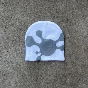 Unisex Knitted Winter Cap Solid <b>Hip</b>-hop Snap Slouch Bonnet Hat for Men Women Casual Winter Beanie for Beach Wear Made Pakistan - Product Image 4