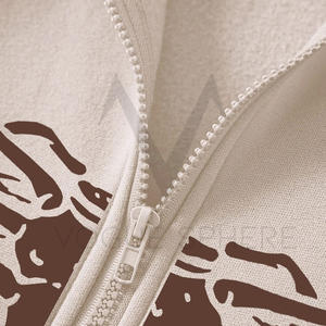 Nueva llegada en diferentes colores logotipo personalizado impresión de calidad superior hombres desgaste Puff impresión diseño superior sudaderas con capucha transpirables - Product Image 3