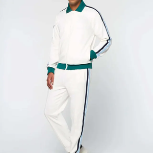 Offre Spéciale personnalisé Slim Fit Survêtement Zip Up Hommes Gym Survêtements Zips Jogging Survêtement Logo Personnalisé Survêtements Pour Hommes - Product Image 6