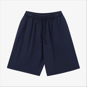 Bermuda mi-décontracté pour hommes à la mode pour l'été vêtements tricotés respirants cordon teint uni Service OEM solide disponible - Product Image 4