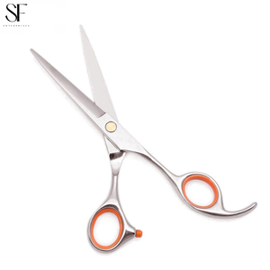 Tijeras de corte de pelo de 6 pulgadas, tijeras de peluquero profesionales, tijeras de peluquero de borde de maquinilla de afeitar de acero inoxidable 440C - Product Image 4