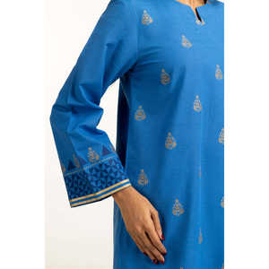 Traje Casual de Verano de 3 Piezas con Estampado Khaddar IPSTD-55206 - Product Image 2