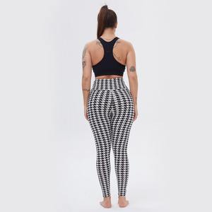 Conjunto de ropa de entrenamiento de 2 piezas para mujer Sujetador deportivo con espalda cruzada y pantalones de yoga de cintura media sin costuras Patrón sólido para correr Ejercicio de gimnasio - Product Image 6