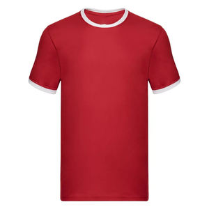 T-shirts rouges confortables idéaux pour les entreprises et les événements T-shirt décontracté durable pour unisexe Parfait pour la personnalisation - Product Image 1