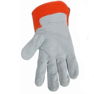 Nuevo diseño personalizado Cómodo Protección de manos Guantes DE TRABAJO canadienses Guantes DE SEGURIDAD DE TRABAJO DE CUERO dividido de alta calidad - Product Image 5