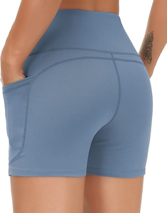 Anti-Bacterial Spandex Yoga <b>Shorts</b> Set Women Fitness Gym Training Activewear Breathable Stretch Performance Sportswear - Product Image 2