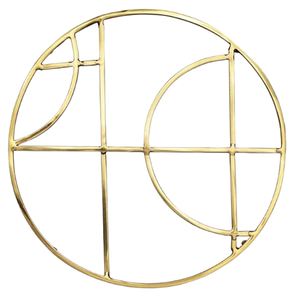 Encimera de cocina de aluminio plateado respetuoso con el medio ambiente personalizado contemporáneo decorativo salvamanteles platos de hierro caliente comedor - Product Image 2