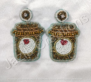 Pendientes de Aro con Cuentas Miyuki Hechos a Mano Estilo Boho 2025, Pendientes Creativos con Cuentas de Colores y Diseño Geométrico - Product Image 4