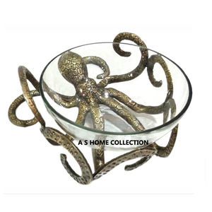 Décoration intérieure moderne Fond métallique Snack Dessert et fruits Noix Urli Fleur Bol pour le salon Décoration intérieure - Product Image 6